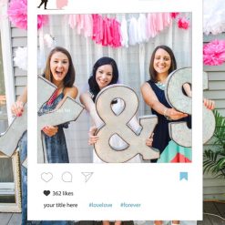 [Xưởng In] Khung Chụp Check In Sự Kiện, Năm Mới, Noel