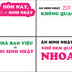 [Xưởng In] Hashtag Sinh Nhật Giá Rẻ